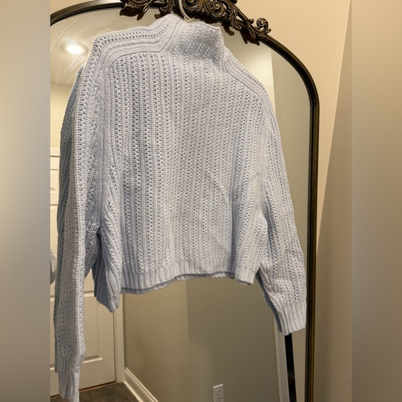 Madewell Soft Blue Cowl Neck Sweater XS - Picture 2 of 8